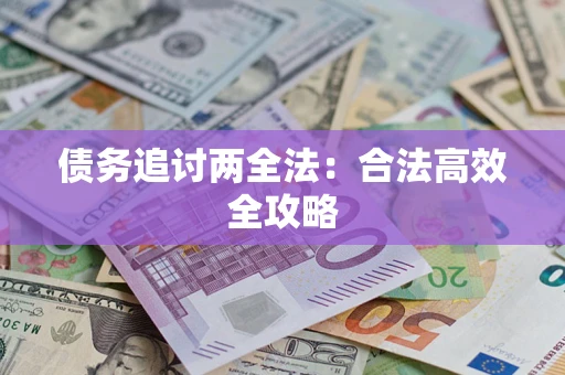 武汉债务追讨两全法：合法高效全攻略