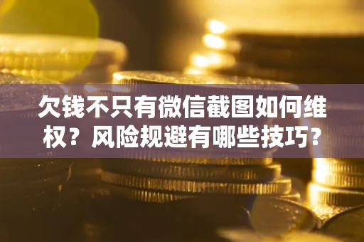 武汉欠钱不只有微信截图如何维权？风险规避有哪些技巧？
