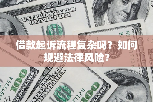 武汉借款起诉流程复杂吗？如何规避法律风险？