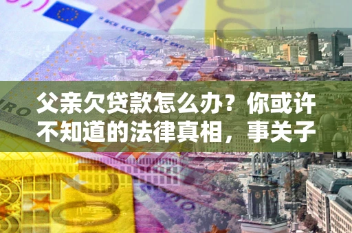 武汉父亲欠贷款怎么办？你或许不知道的法律真相，事关子女未来