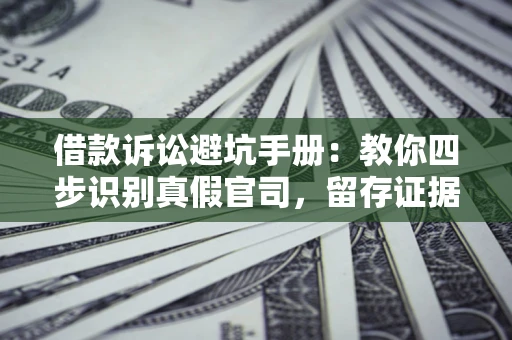 武汉借款诉讼避坑手册：教你四步识别真假官司，留存证据不踩雷