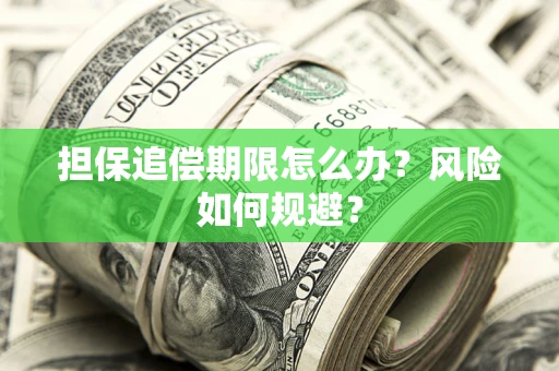 武汉担保追偿期限怎么办？风险如何规避？
