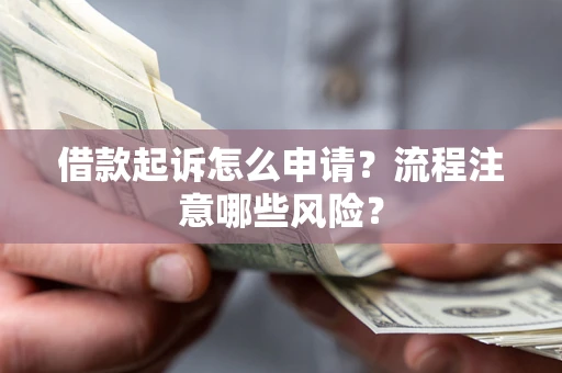 武汉借款起诉怎么申请？流程注意哪些风险？