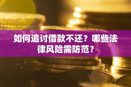 武汉如何追讨借款不还？哪些法律风险需防范？